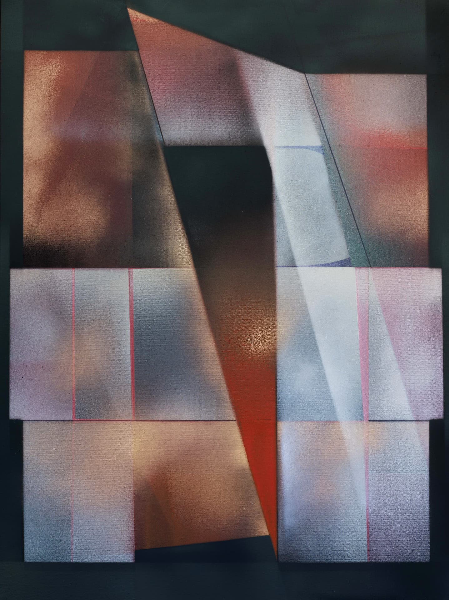 Dressing the Part, portrait abstract painting by Jorge Engel